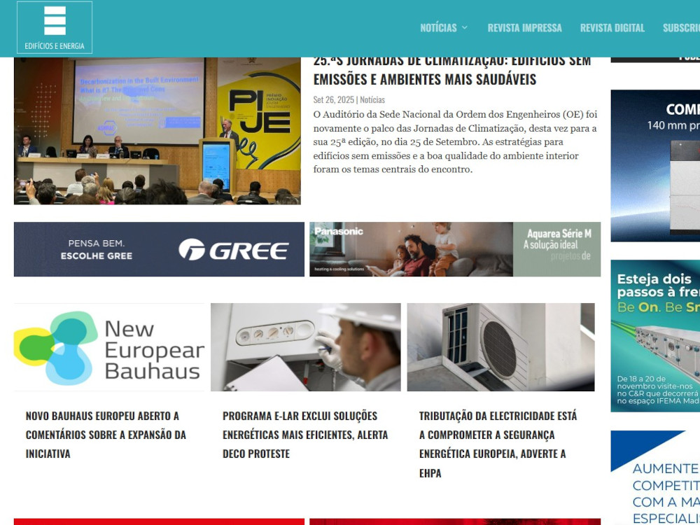 Revista Edifícios e Energia com desconto para Associados da AIPOR