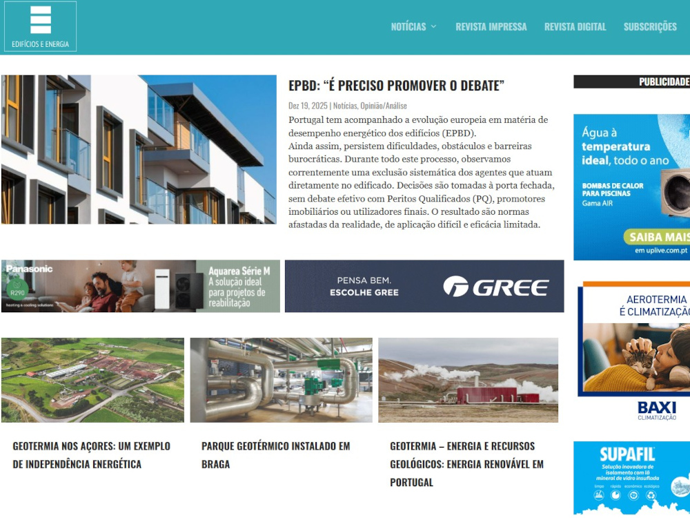 Revista Edifícios e Energia: confira os descontos para Associados da AIPOR em 2026