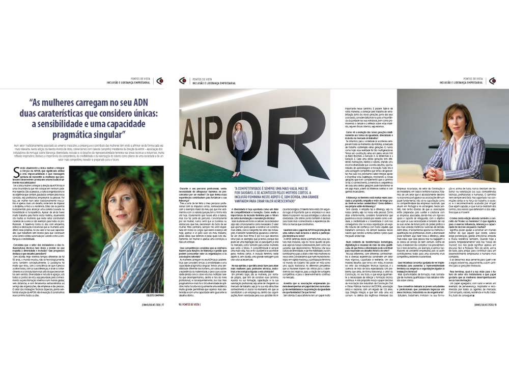 foto da publicação de Celeste Campinho na revista