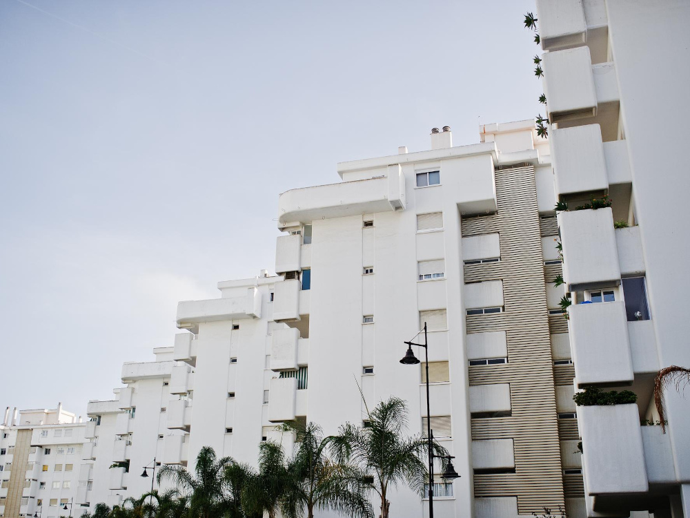 edifícios em perspetiva